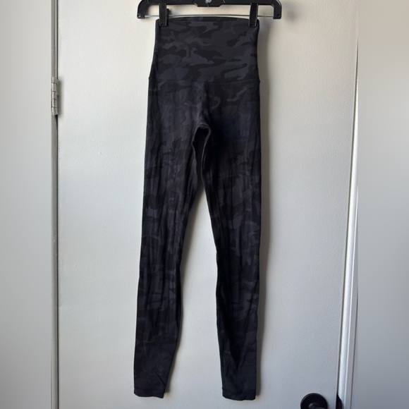 Lululemon Align Camo Dark Gray Leggings